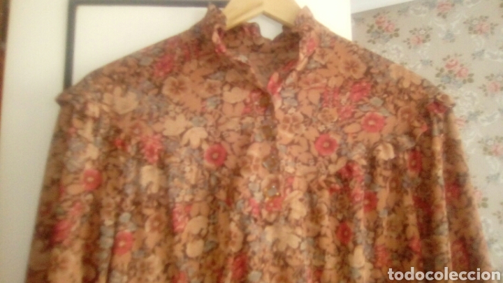 Vintage: VESTIDO DE SE&Ntilde;ORA A&Ntilde;OS 70 - Foto 3