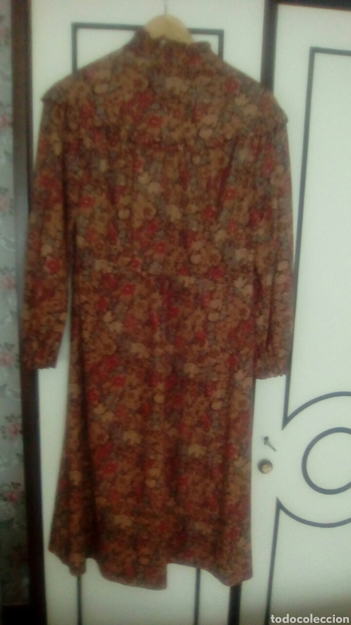 Vintage: VESTIDO DE SE&Ntilde;ORA A&Ntilde;OS 70 - Foto 4