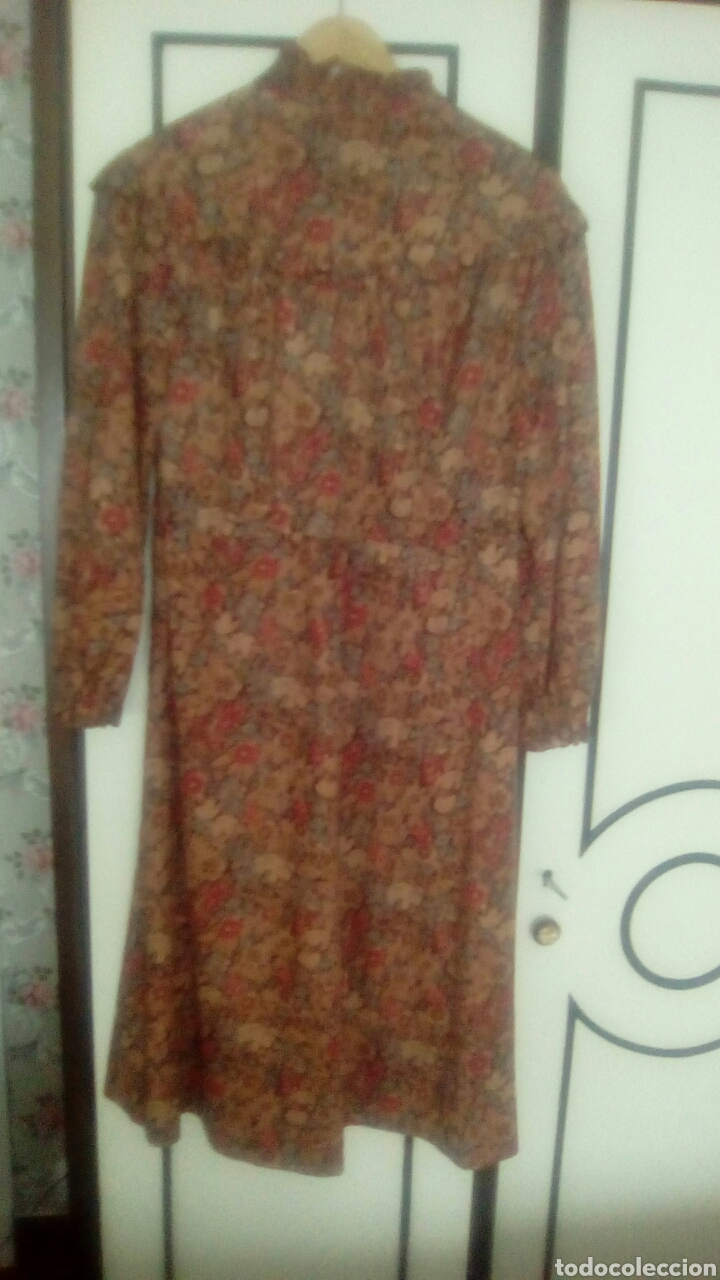 Vintage: VESTIDO DE SE&Ntilde;ORA A&Ntilde;OS 70 - Foto 5
