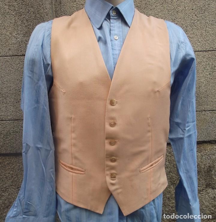 Vintage: CHALECO SALMON CLARO DE SASTRERIA - Foto 1
