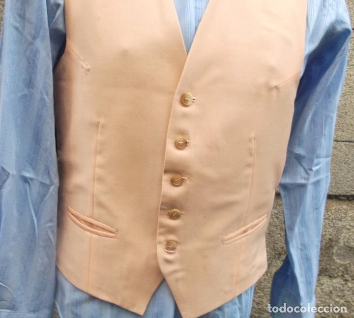 Vintage: CHALECO SALMON CLARO DE SASTRERIA - Foto 3