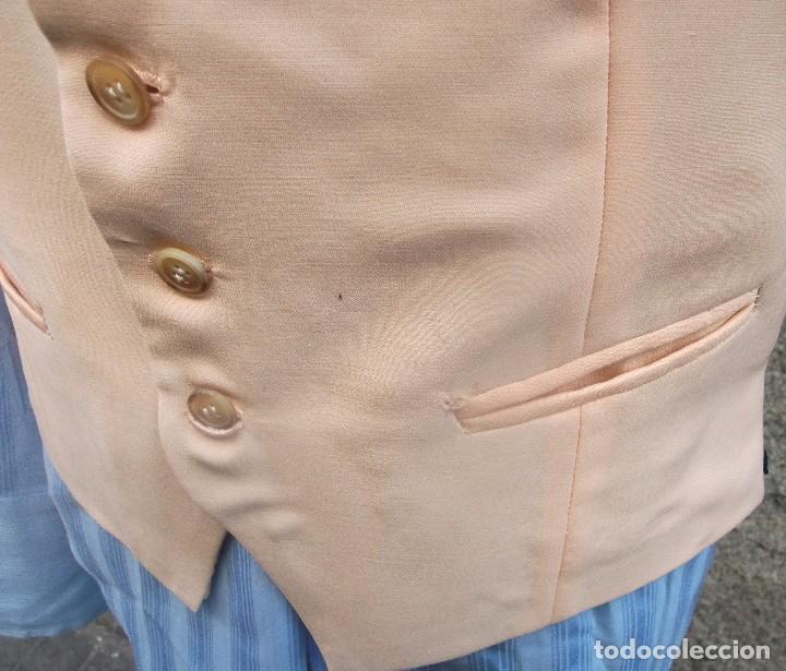 Vintage: CHALECO SALMON CLARO DE SASTRERIA - Foto 6