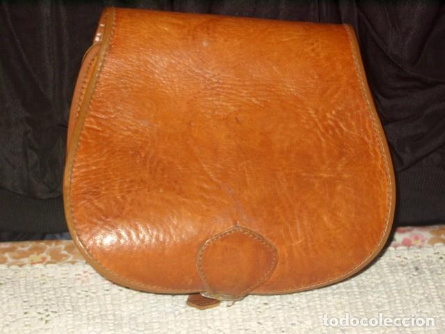 Vintage: BOLSO DE PIEL,A&Ntilde;OS 70. - Foto 3