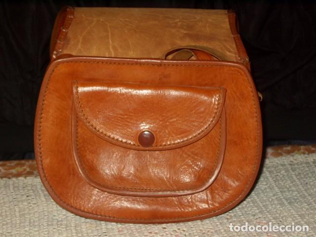 Vintage: BOLSO DE PIEL,A&Ntilde;OS 70. - Foto 6