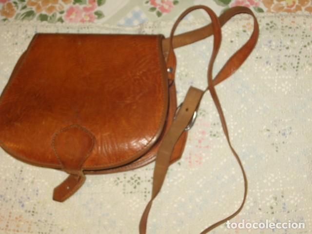 Vintage: BOLSO DE PIEL,A&Ntilde;OS 70. - Foto 9