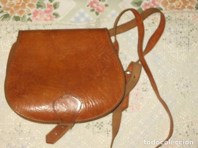Vintage: BOLSO DE PIEL,A&Ntilde;OS 70. - Foto 10