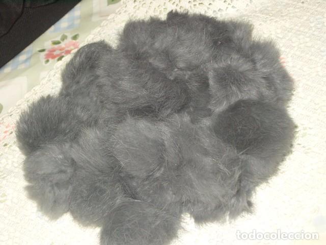 Vintage: CUELLO BOLAS DE PIEL DE CONEJO. - Foto 7