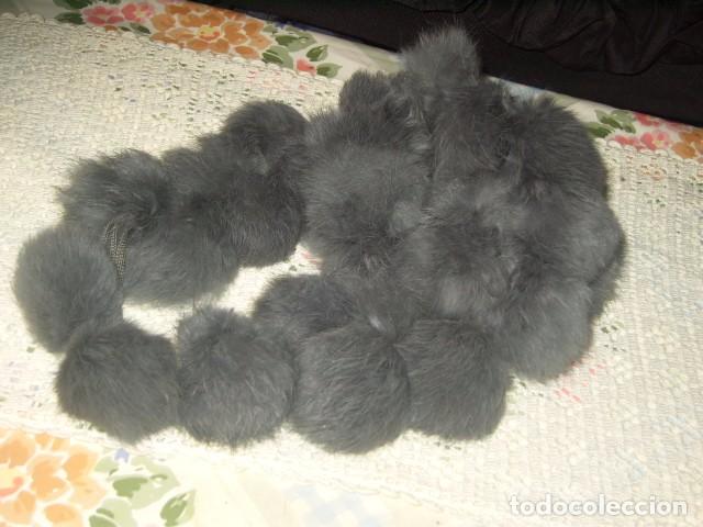 Vintage: CUELLO BOLAS DE PIEL DE CONEJO. - Foto 9