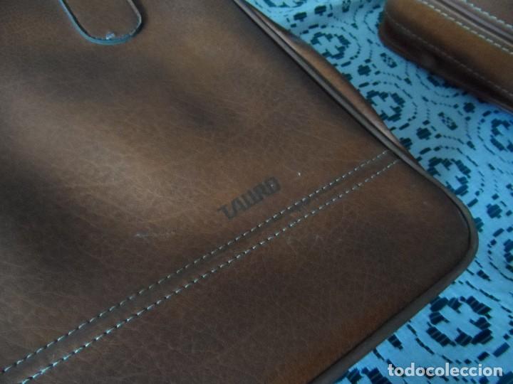 Vintage: Juego de 3 Maletas Tauro espa&ntilde;olas. - Foto 5