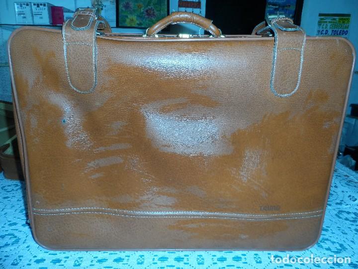 Vintage: Juego de 3 Maletas Tauro espa&ntilde;olas. - Foto 6