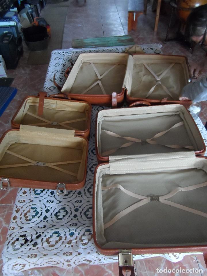 Vintage: Juego de 3 Maletas Tauro espa&ntilde;olas. - Foto 9