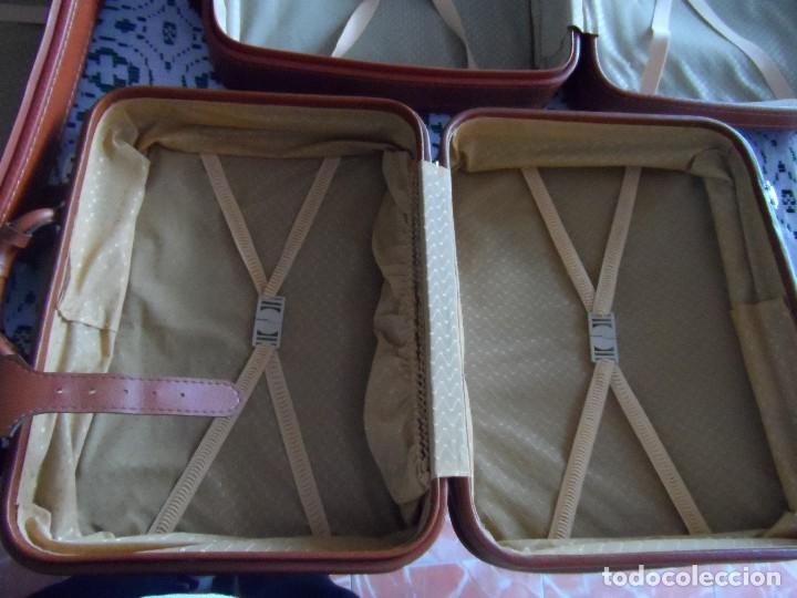 Vintage: Juego de 3 Maletas Tauro espa&ntilde;olas. - Foto 10