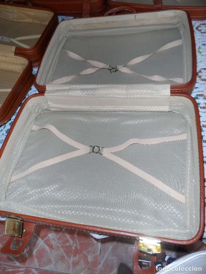 Vintage: Juego de 3 Maletas Tauro espa&ntilde;olas. - Foto 12