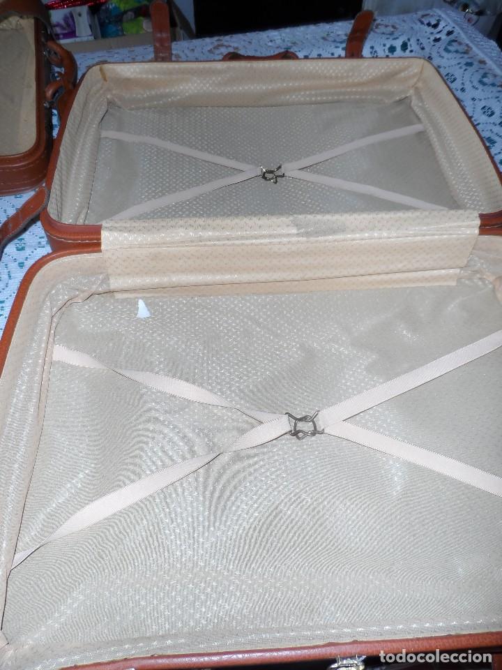 Vintage: Juego de 3 Maletas Tauro espa&ntilde;olas. - Foto 13