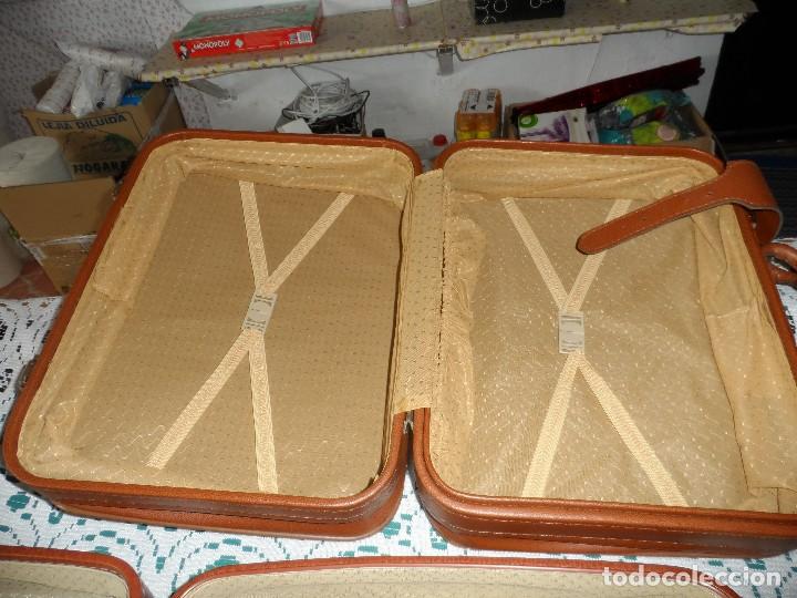 Vintage: Juego de 3 Maletas Tauro espa&ntilde;olas. - Foto 14