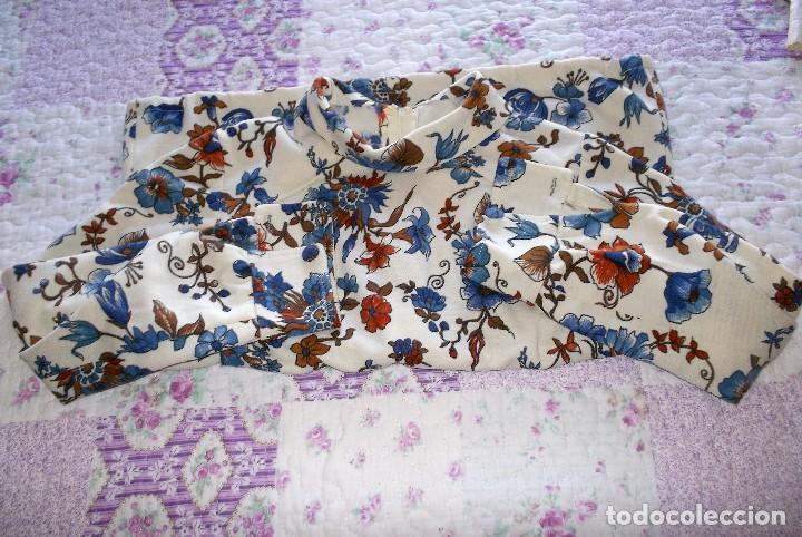 Vintage: CAMISA ESTAMPADA DE SE&Ntilde;ORA-A&Ntilde;OS 70 - Foto 2
