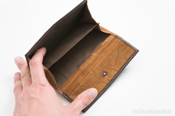 Vintage: CARTERA, MONEDERO EN ANTE. A. 80 - Foto 4
