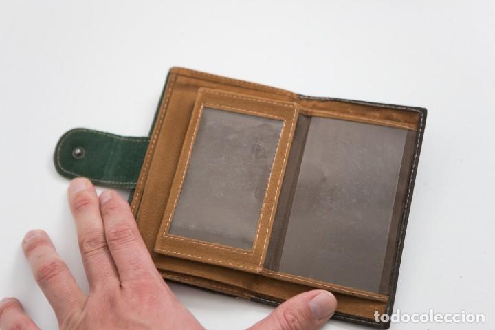 Vintage: CARTERA, MONEDERO EN ANTE. A. 80 - Foto 5