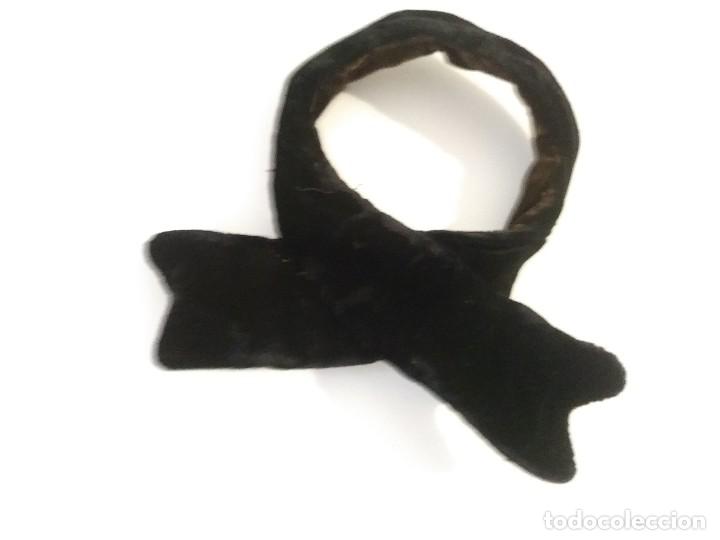 Vintage: tocado de terciopelo negro - Foto 3