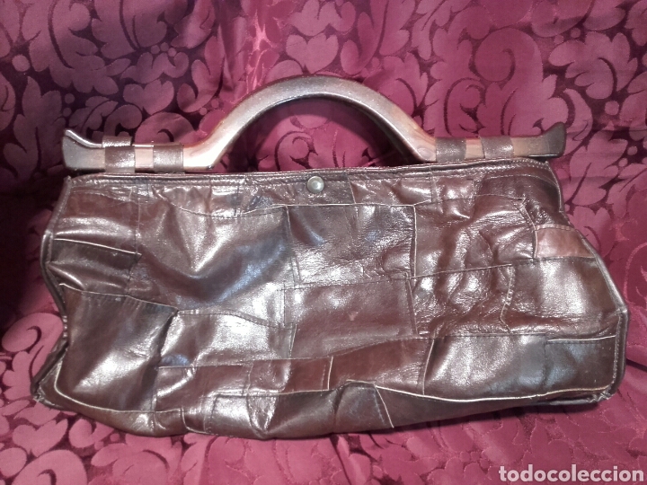 Vintage: BOLSO DE PIEL VINTAGE. - Foto 3