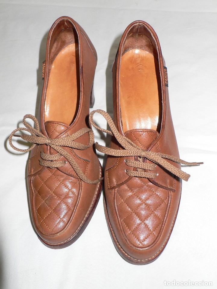 Vintage: ZAPATOS SRA. PIEL CAMPER - Foto 2