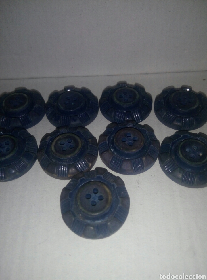 Vintage: V Lote 9 antiguos botones - Foto 1