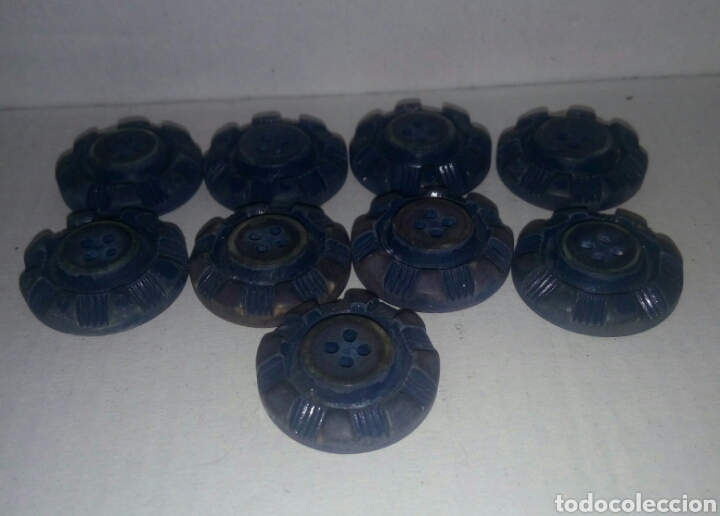 Vintage: V Lote 9 antiguos botones - Foto 2