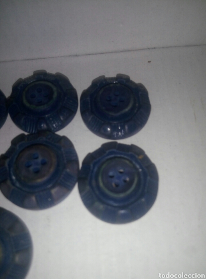 Vintage: V Lote 9 antiguos botones - Foto 3