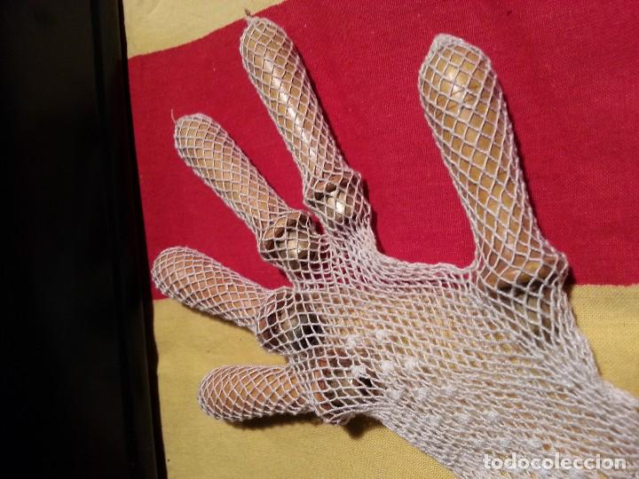 Vintage: GUANTES DE HILO . - Foto 1