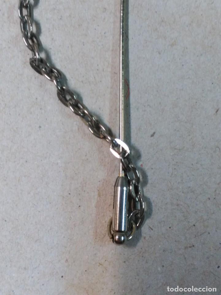 Vintage: ALFILER DE PA&Ntilde;UELO CON MASCARA DE ARLEQUIN. - Foto 4