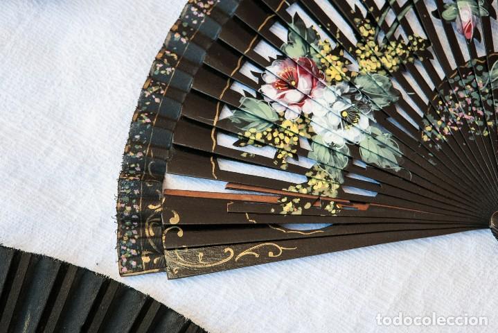 Vintage: FANT&Aacute;STICA COLECCI&Oacute;N DE 7 ABANICOS Y 1 PAY PAY - Foto 10