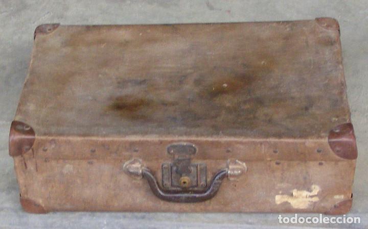 Vintage: MALETA ANTIGUA, CART&Oacute;N - Foto 3