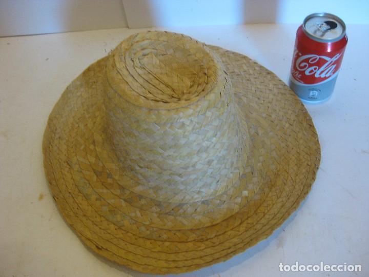 Vintage: Sombrero de hojas de Palma - Foto 2