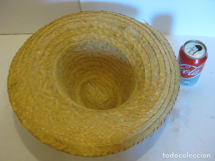 Vintage: Sombrero de hojas de Palma - Foto 3