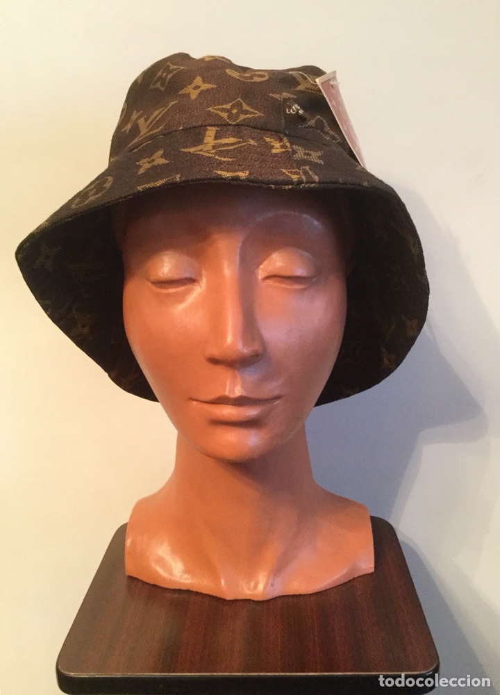 Vintage: GORRO, SOMBRERO DE LONA MARR&Oacute;N CON LOGOS - Foto 6