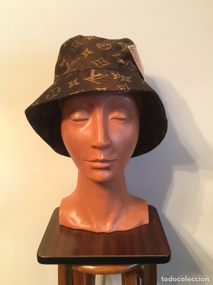 Vintage: GORRO, SOMBRERO DE LONA MARR&Oacute;N CON LOGOS - Foto 8