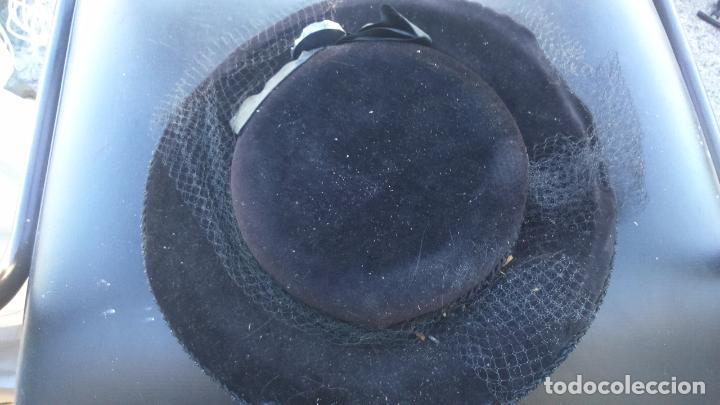 Vintage: SOMBRERO SE&Ntilde;ORA A&Ntilde;OS 60 - Foto 2