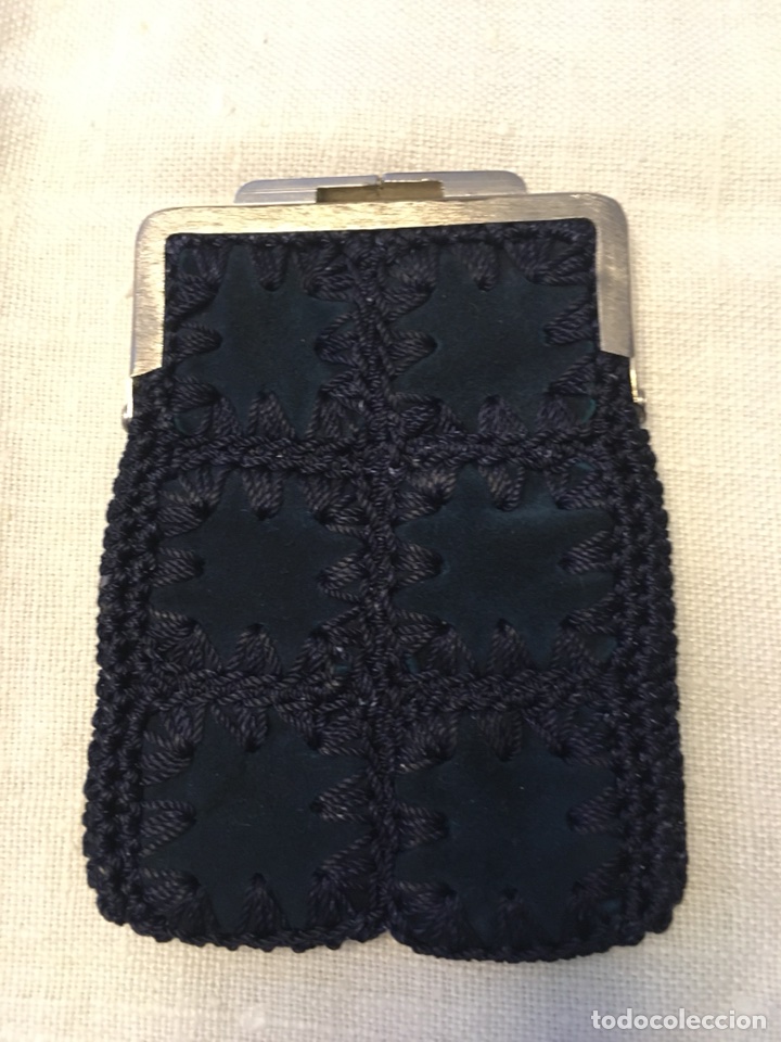 Vintage: Monedero 1960 negro - Foto 1