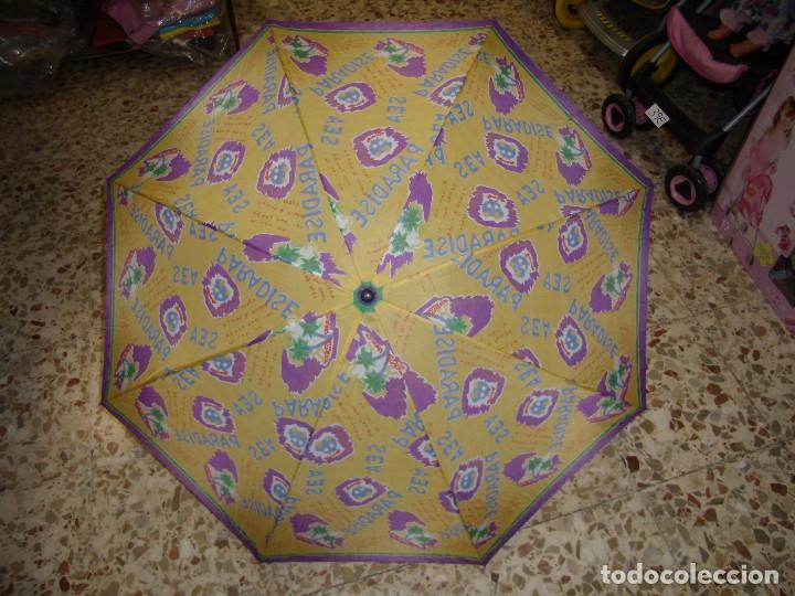 paraguas señora plegable con funda, vintage, añ - Acheter vintage todocoleccion - 114341339