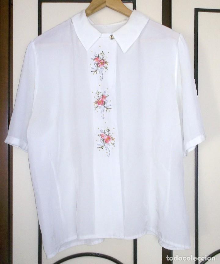 Vintage: CAMISA DE SE&Ntilde;ORA-A&Ntilde;OS 70 - Foto 1