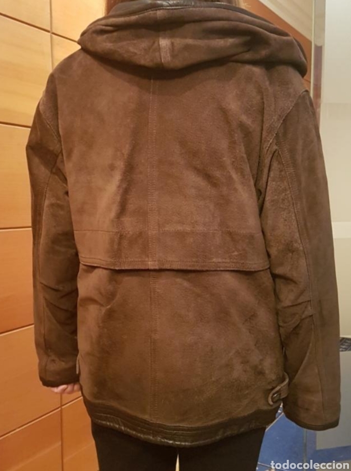 Vintage: Chaqueta de ante y cuero - Foto 2