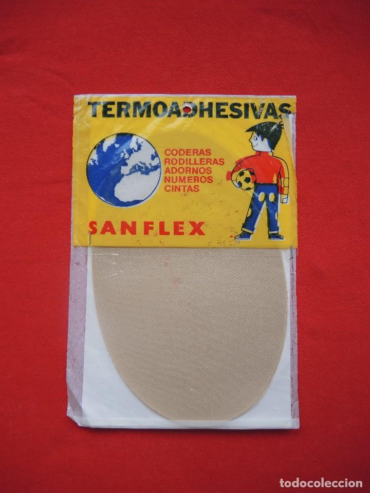 Vintage: PARCHE SANFLEX, CODERA-RODILLERA, BEIGE, D&Eacute;CADA 1970 - Foto 1