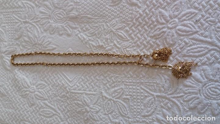 Vintage: Cinturon dorado ajustable a&ntilde;os 60 - Foto 2