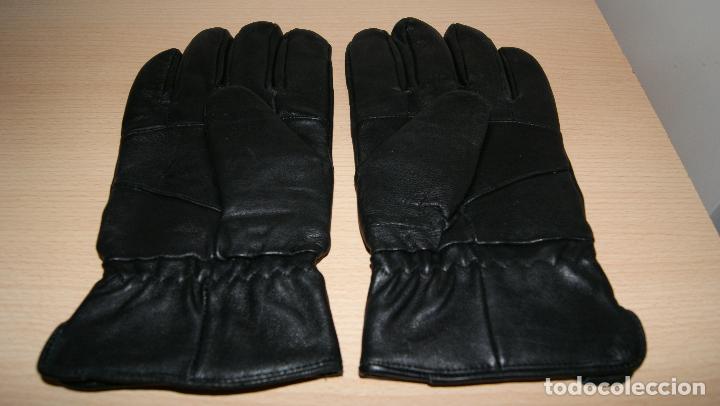 Vintage: Guantes de piel en negro. - Foto 2