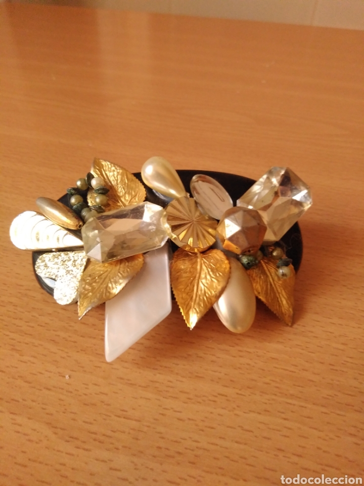 Vintage: 2 pasador pasadores broches pelo - Foto 3