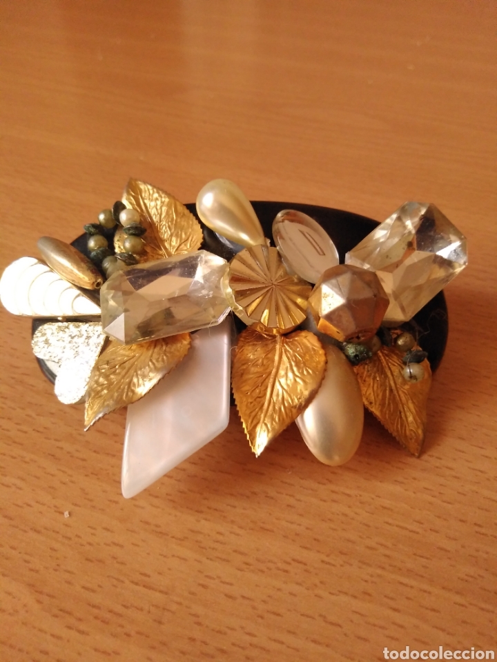 Vintage: 2 pasador pasadores broches pelo - Foto 6
