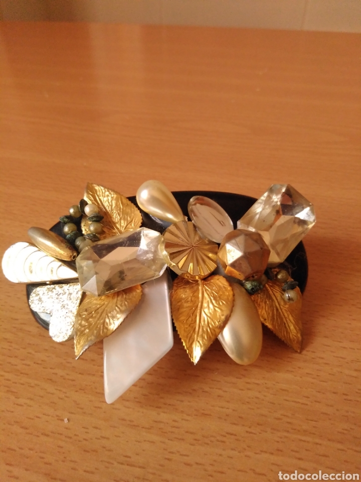 Vintage: 2 pasador pasadores broches pelo - Foto 2