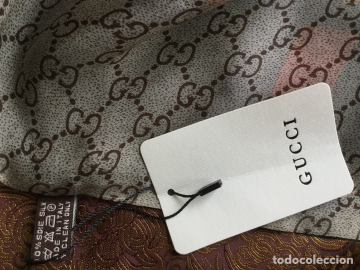 Vintage: PRECIOSO FULAR DE SEDA NATURAL REVERSIBLE - Foto 12