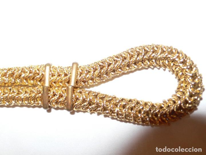 Vintage: CINTUR&Oacute;N CADENA CORD&Oacute;N DORADO VINTAGE - Foto 3
