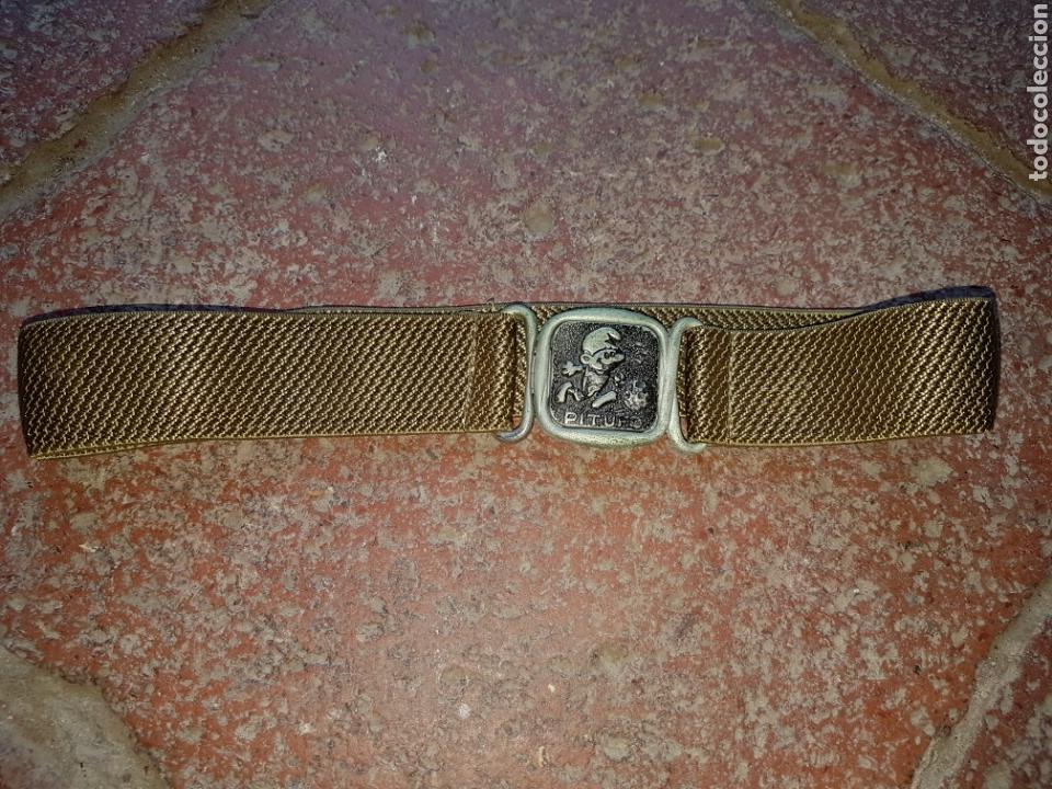 Vintage: Peque&ntilde;o vintage cinturon pitufo - Foto 1